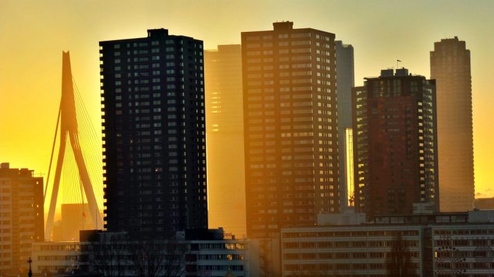 citytrip, Rotterdam, Parkhotel, skyline